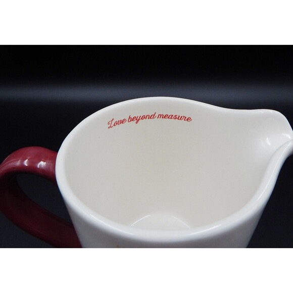 Pioneer Woman Timeless Floral 4 Cup Ceramic Measuring Cup Love Beyond Measure - Picture 2 of 9
